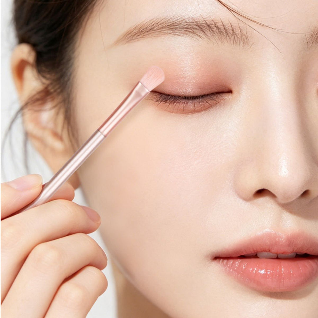 UNIQ Technique PRO Rose Lens Eyeshadow Brush Set with Storage Box (5 Pcs)