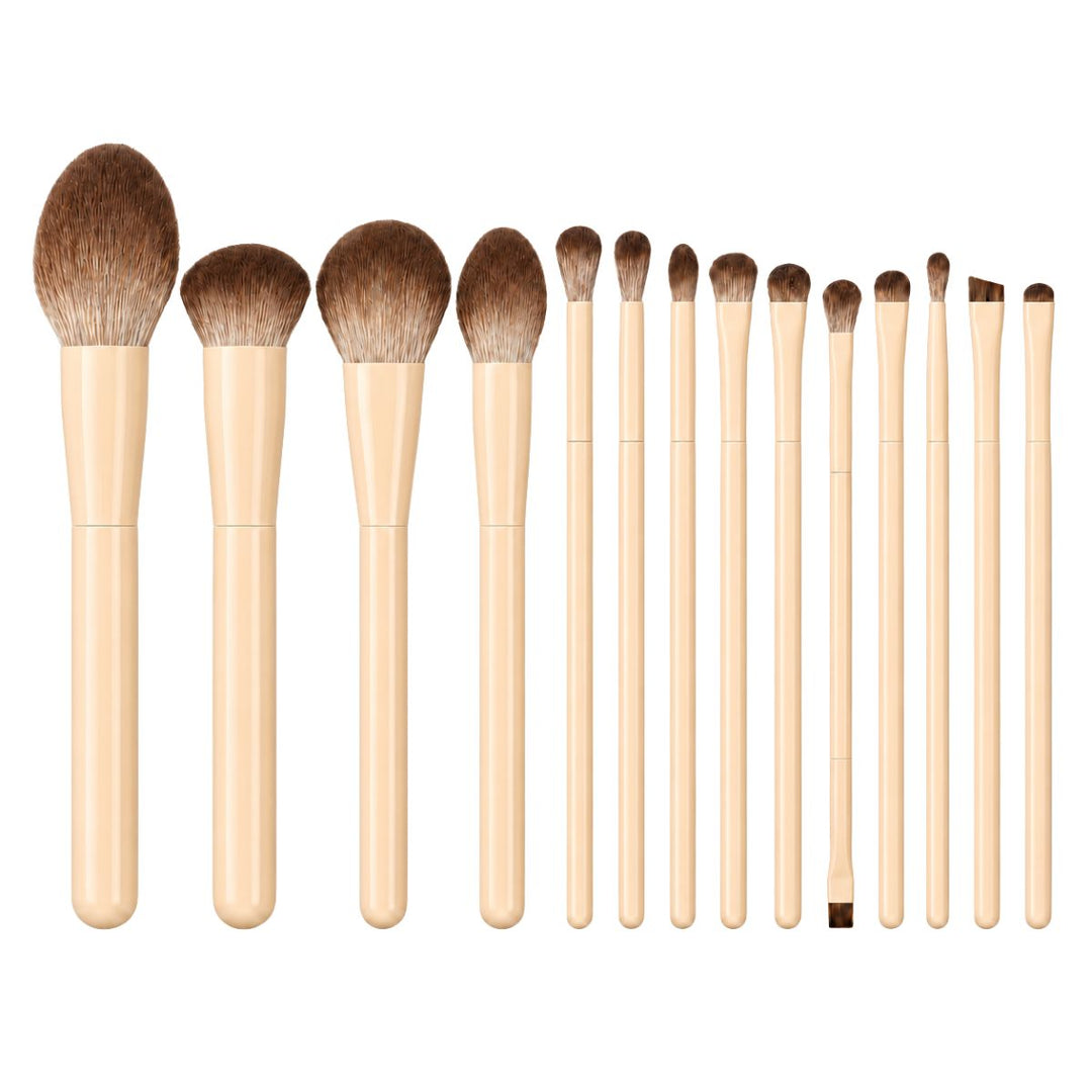 Technique PRO Vanilla Makeup Brush Set - 14 Pieces