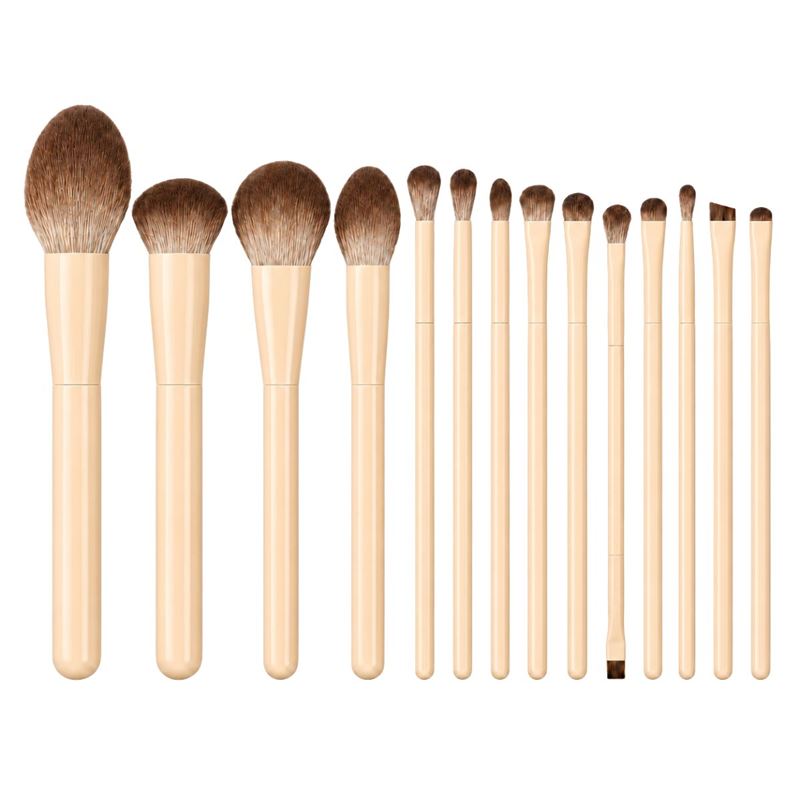 Technique PRO Vanilla Makeup Brush Set - 14 Pieces