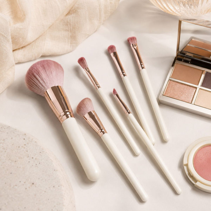 Technique PRO Dusty Magenta Makeup Brush Set - 7 Pieces
