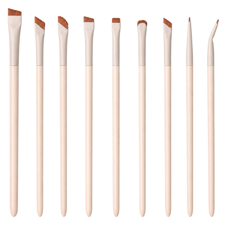 Technique PRO Flick Eyeliner, Brow & Detail Makeup Brush Set (9 Pcs)