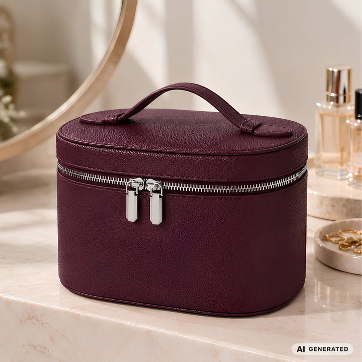 UNIQ Noemie Travel Beauty Case Organizer - Burgundy – image 6