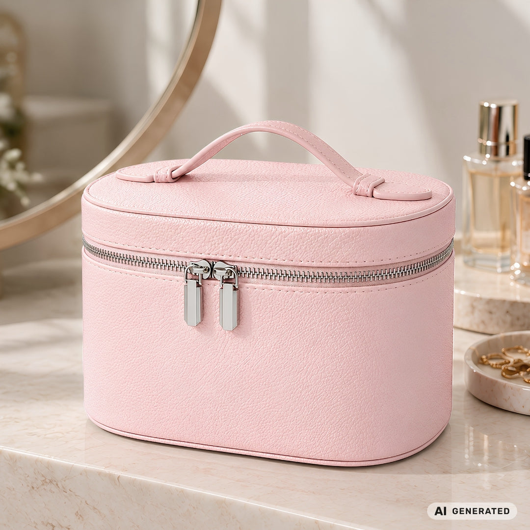 UNIQ Noemie Vanity Beauty Case Travel Organizer - Bubble Pink – image 6