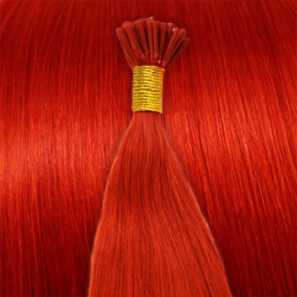 60 cm Cold Fusion hair extensions mailbox red - | Fashiongirl