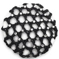 Black Ballet Hairnet with diamonds for hair bun - | Fashiongirl