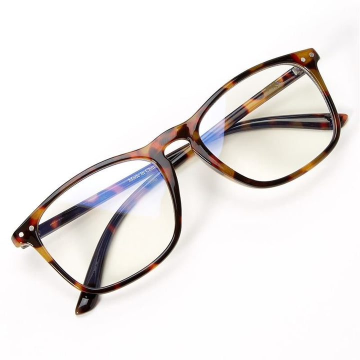 Blue Light glasses - Tortoise Shell brown, style 2 - | Fashiongirl