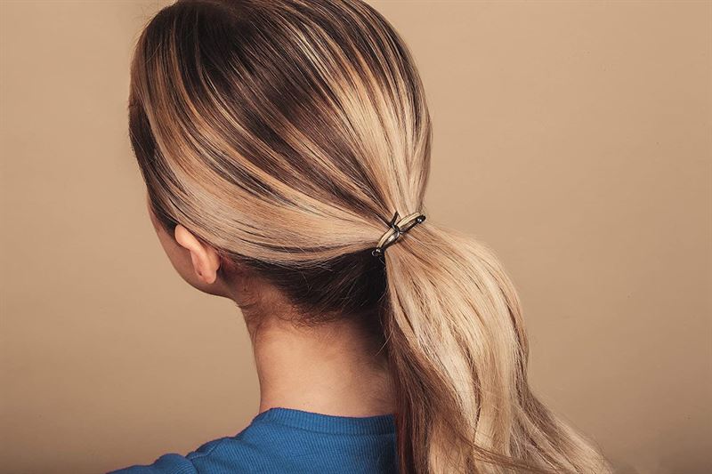 Bungee Hair Elastic 1 pack (10 pcs.) - Beige - Hair Accessories | Fashiongirl