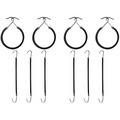Bungee Hair Elastic 1 pack (10 pcs.) - Black - Hair Accessories | Fashiongirl