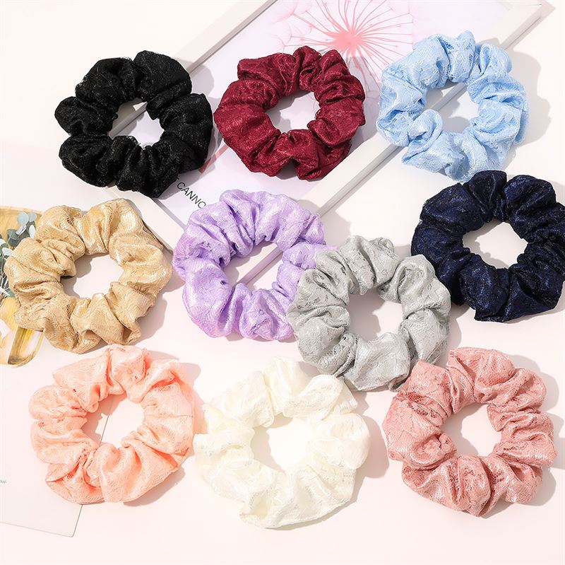 Chris Rubin Alice Scrunchie - White - Hair Accessories