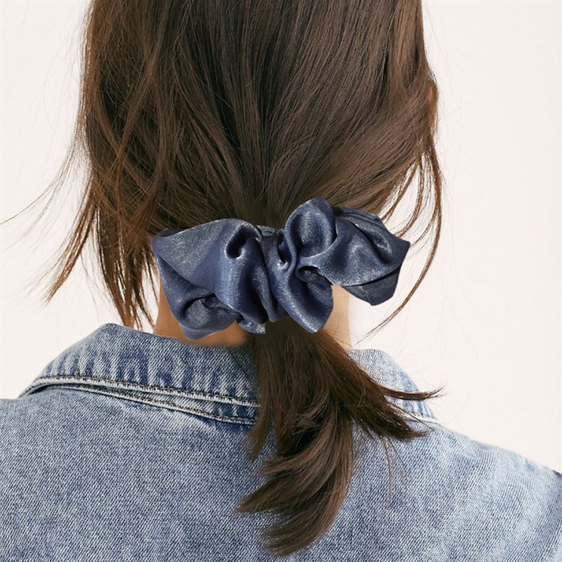 Chris Rubin Aris XL Scrunchie - Blue Jay - Hair Accessories