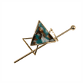 Chris Rubin Cora Slider Hair Claw - Jade - Hair Accessories | Fashiongirl