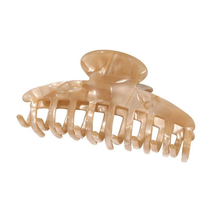 Chris Rubin Daze Hair Claw - Pale Brown Marble - Hair Accessories | Fashiongirl