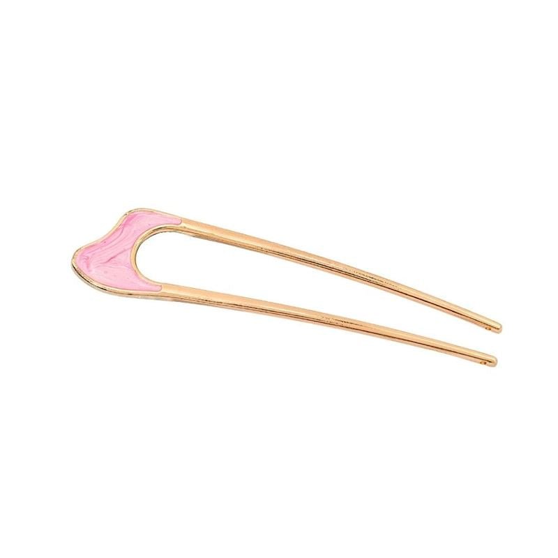 Chris Rubin Emely Hairpin - Pink - Hair Accessories | Fashiongirl