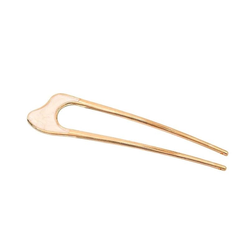 Chris Rubin Emely Hairpin - White - Hair Accessories | Fashiongirl