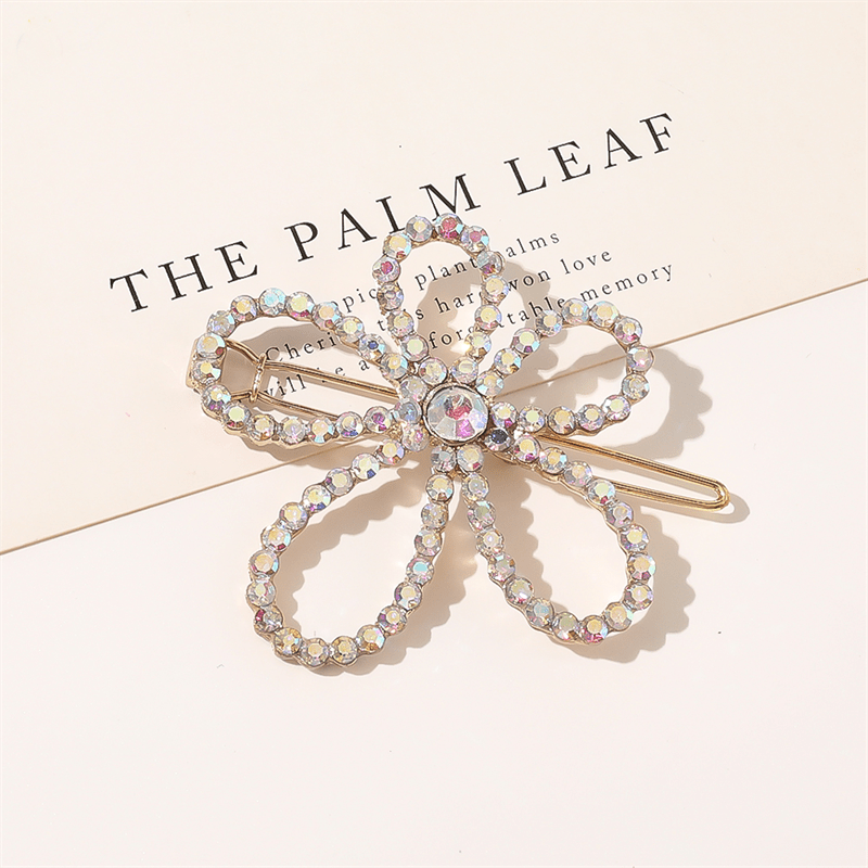 Chris Rubin Evie Hair Claw Gold - Flower - Hair Accessories | Fashiongirl