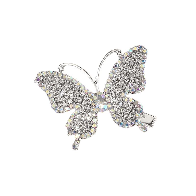 Chris Rubin Evie Hair Claw Silver - Butterfly - Hair Accessories | Fashiongirl