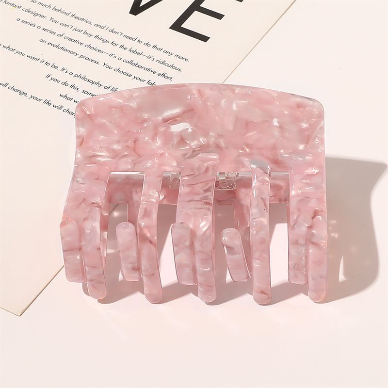 Chris Rubin Felia Hair Claw - Blush - Hair Accessories | Fashiongirl