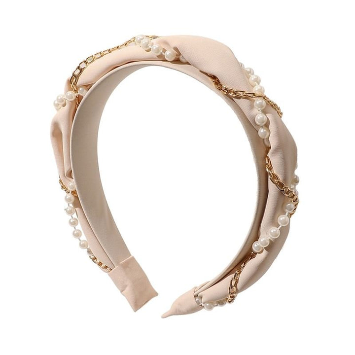 Chris Rubin Kiko Headband - Beige - Hair Accessories | Fashiongirl