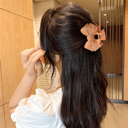 Chris Rubin Mia Hair Claw - Peach - Hair Accessories | Fashiongirl