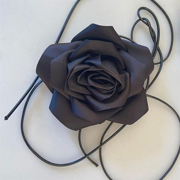 Chris Rubin Rosalia Choker Necklace - Black - | Fashiongirl