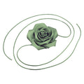 Chris Rubin Rosalia Choker Necklace - Dust Green - | Fashiongirl
