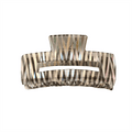 Chris Rubin Ruby Hair Claw - Chromatic Strips - Hair Accessories | Fashiongirl