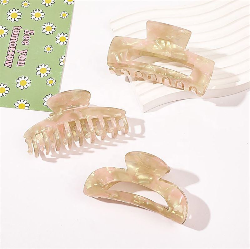 Chris Rubin Ruby Hair Claw - Seashell - Hair Accessories | Fashiongirl