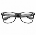 Classic Wayfarer glasses with clear lens - | Fashiongirl