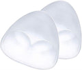 Clear silicone bra inserts - Triangular (2 x 90 grams) - Shapewear | Fashiongirl