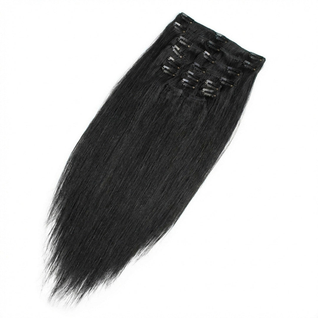 Clip In Extensions 1 Jet Black - Clip in Extensions - Fashiongirl