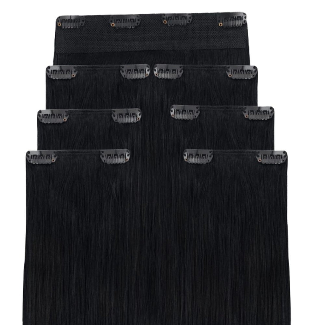 Clip In Extensions 1 Jet Black - Clip in Extensions - Fashiongirl