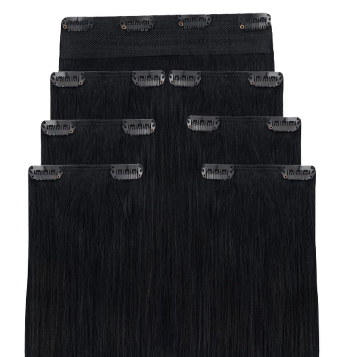 Clip In Extensions 1 Jet Black - Clip in Extensions - Fashiongirl
