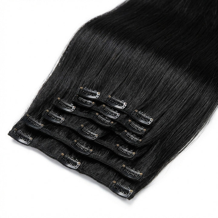 Clip In Extensions 1 Jet Black - Clip in Extensions - Fashiongirl