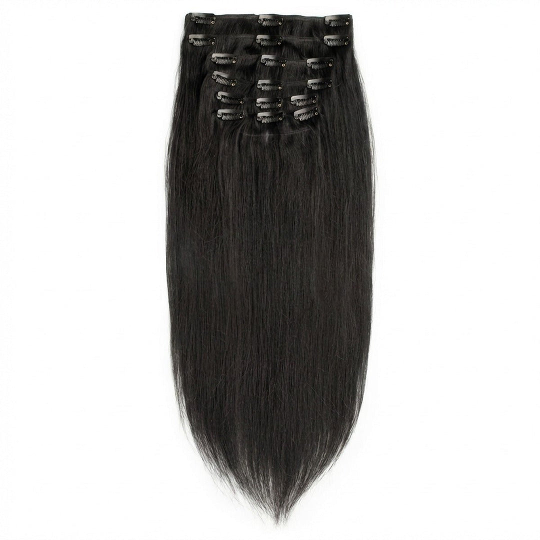 Clip In Extensions 1 Jet Black - Clip in Extensions - Fashiongirl