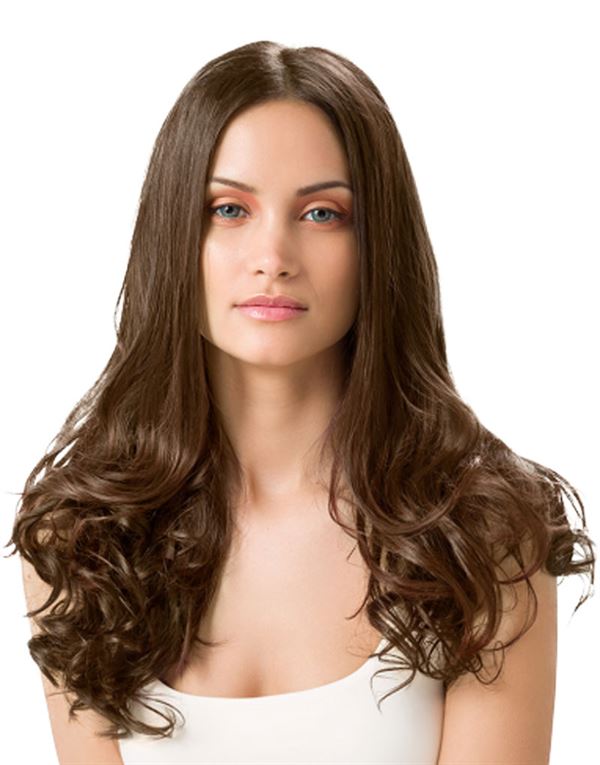 Clip In Extensions - 40 cm #4 Chocolate Brown - | Fashiongirl