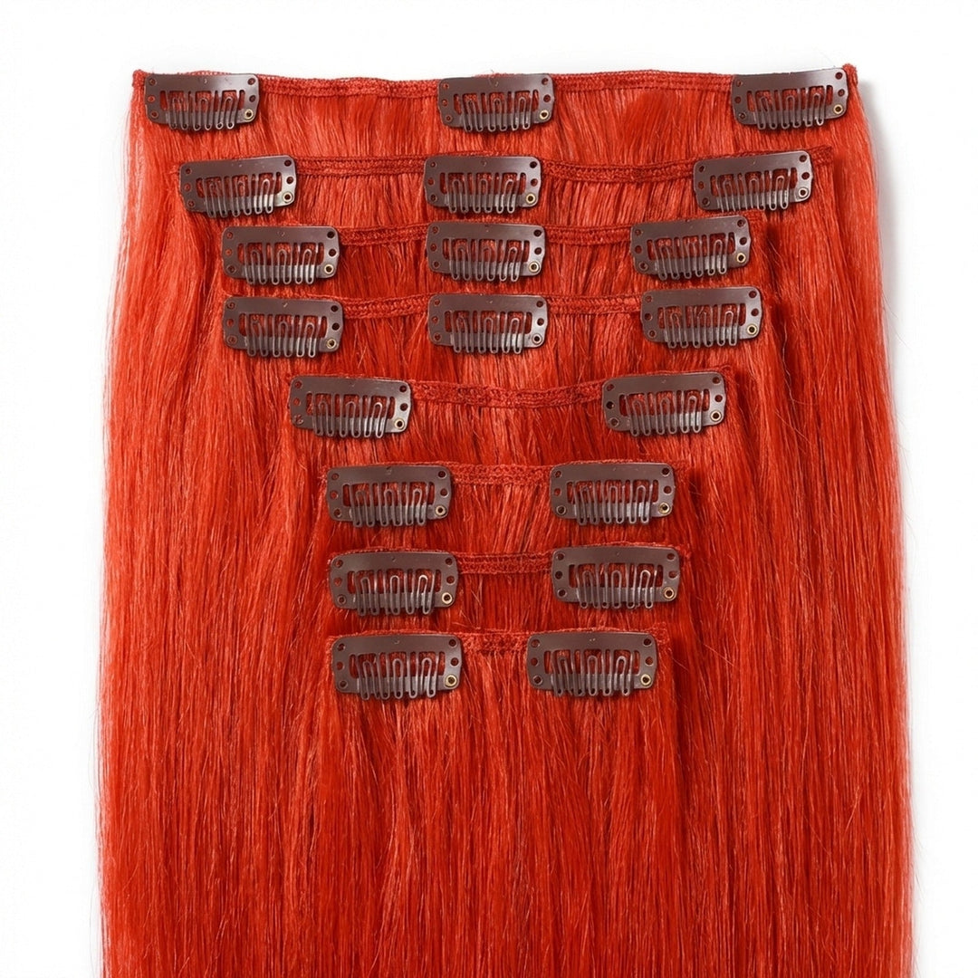 Clip In Extensions  Fire Red - Clip in Extensions - Fashiongirl