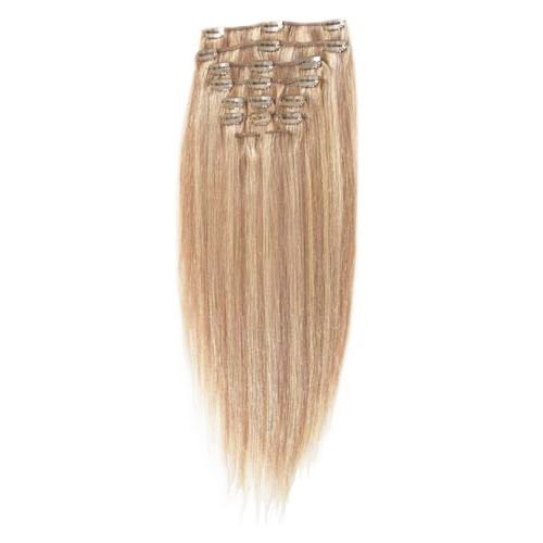 Clip on hair #18/613 50 cm Blond Mix - | Fashiongirl