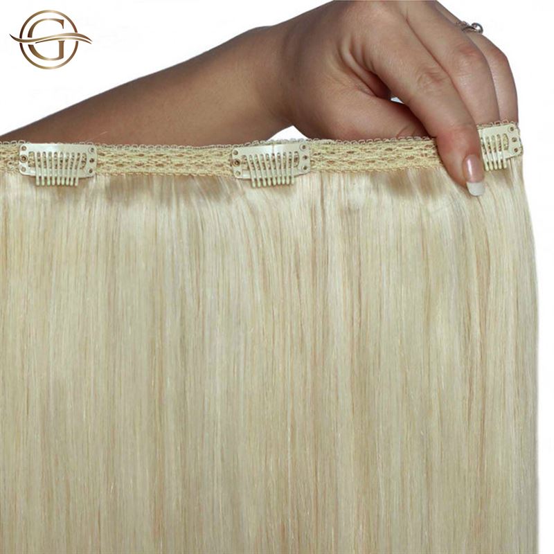 Clip on hair extensions #613 Blond - 7 sets - 50 cm | Gold24 - | Fashiongirl