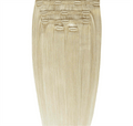 Clip on hair extensions #613 Blond - 7 sets - 60 cm | Gold24 - | Fashiongirl