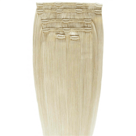 Clip on hair extensions #88 Blond - 7 sets - 50 cm | Gold24 - | Fashiongirl