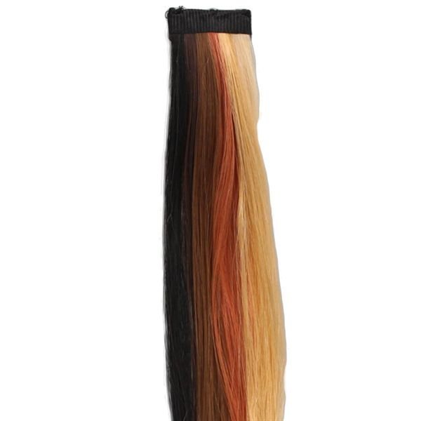 Dark mix, 50 cm - Crazy Colour Clip On - | Fashiongirl