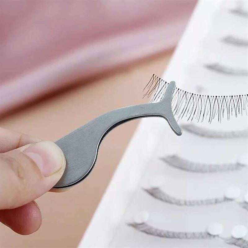 EB Eyelash Applicator - Eyelash Tweezers in stainless steel - | Fashiongirl