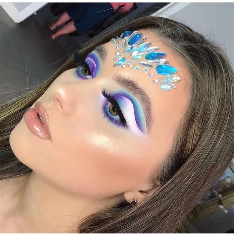 Face Jewels - Face diamonds with rhinestones (YJ - 01) - | Fashiongirl