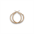 Gold hoops 40 mm - | Fashiongirl