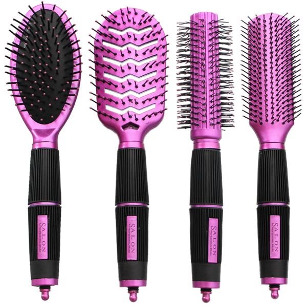 Hair brush set Pink Edition - Salon Professional - Perfect gift idea - Hair Styling tool | Fashiongirl