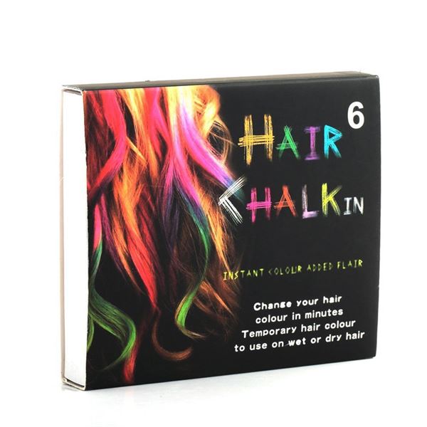 Hair Chalk pack with 6 hair chalks / hair crayons - Hair Accessories | Fashiongirl