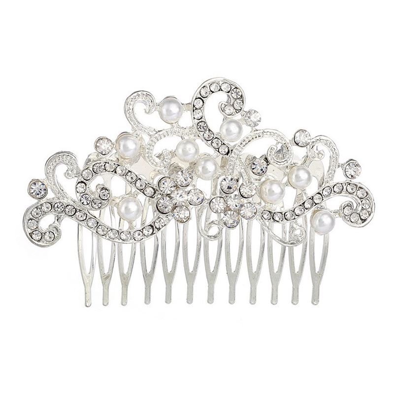 Hair comb - Crystal Swirl - | Fashiongirl