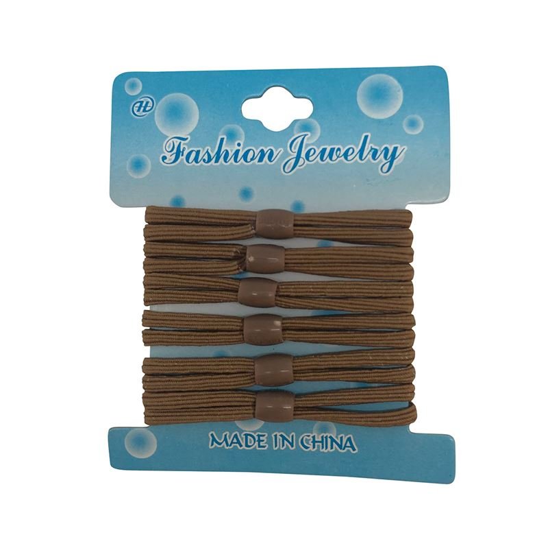 Hair elastics 6 pieces - multiple colours - Hair Accessories | Fashiongirl