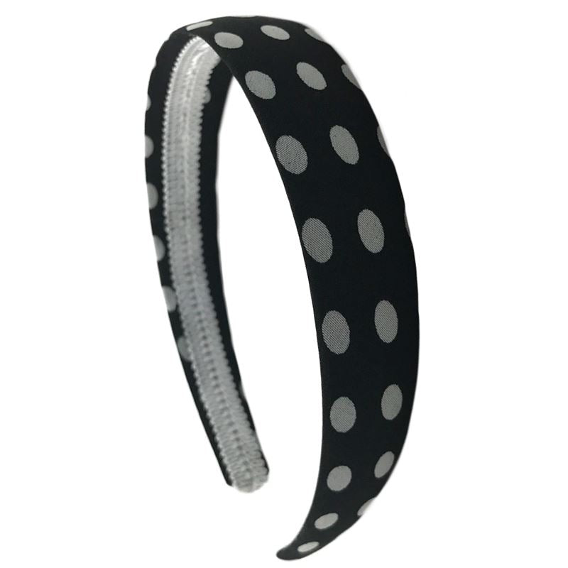 Headband with Dots - Black - Hair Accessories | Fashiongirl