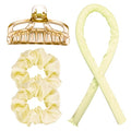 Heatless Hair Curler - Yellow - Hair Styling tool | Fashiongirl
